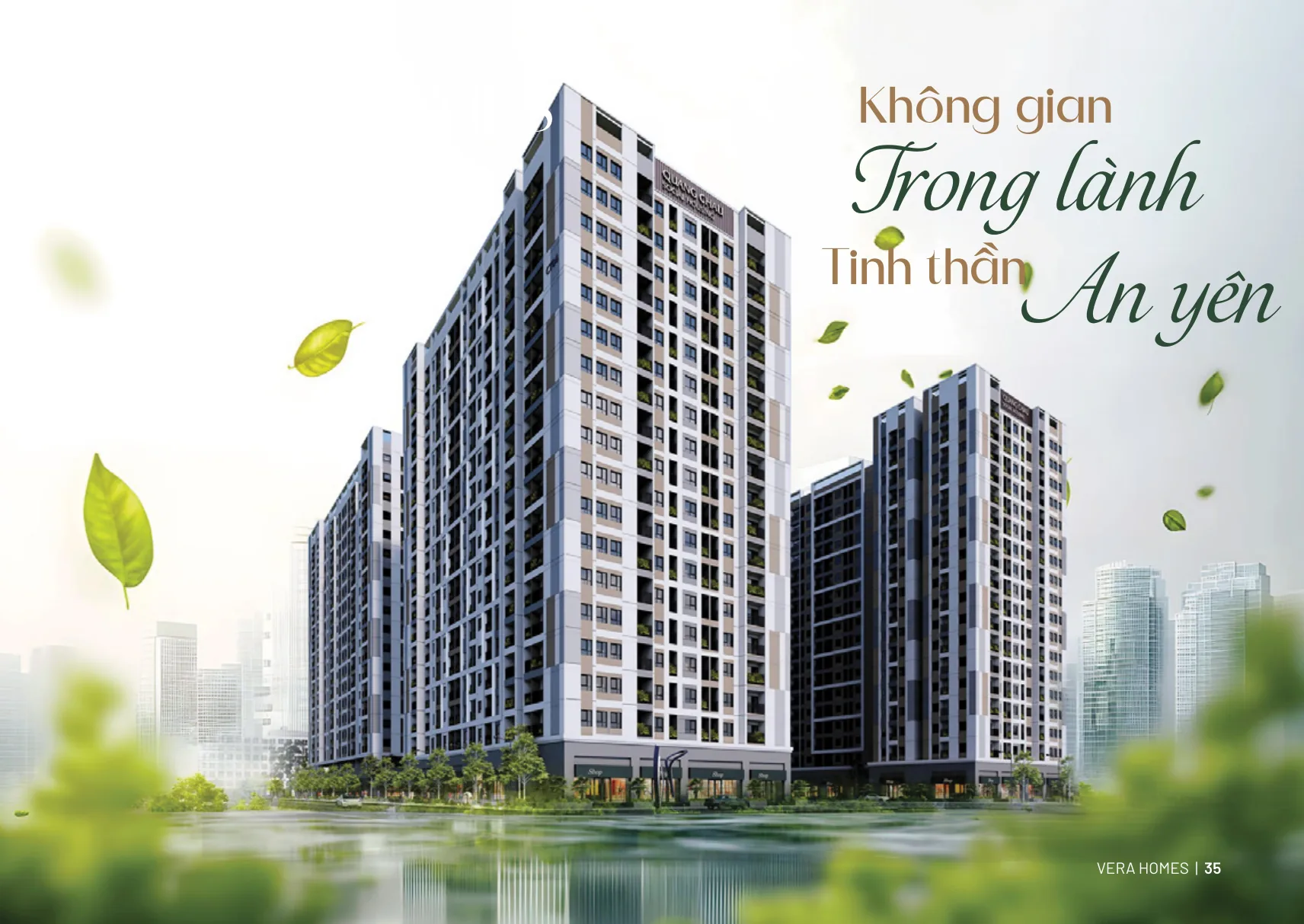 Không gian xanh dự án Vega Homes
